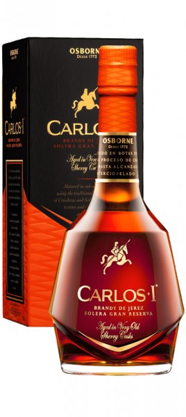 Carlos I. Brandy de Jerez Solera Gran Reserva Alk. 40vol.% 0,7l