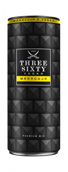 Three Sixty Maracuja Alk.10vol.% 0,33l