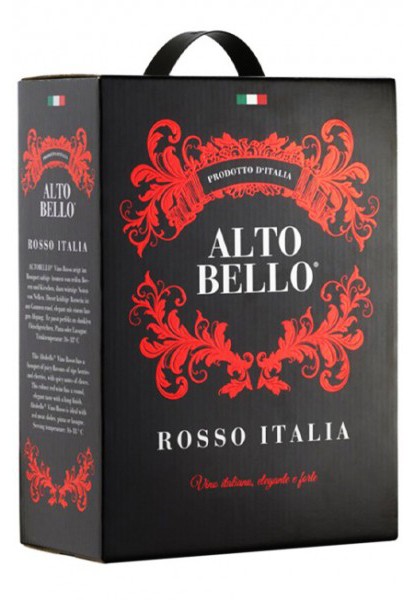 Alto Bello Rosso WeinBox 3l Nielsen Handel GmbH Wasgau Weinshop DE