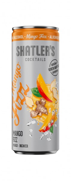 Shatler&#039;s Mango Fizz alkoholfrei 0,25l Dose