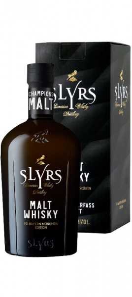 Slyrs Champions Malt Whisky FC Bayern München Alk.40vol.% 07l Slyrs Wasgau Weinshop DE