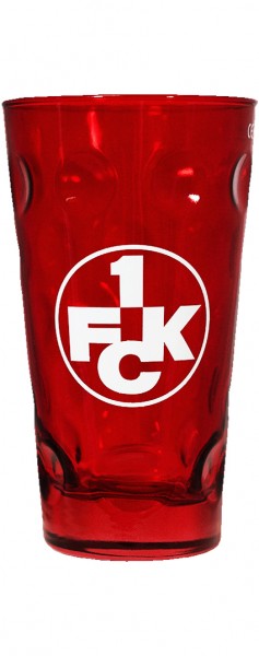 FCK Dubbeglas Logo rot 0,5l