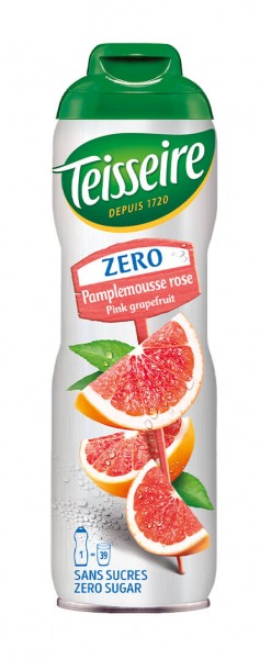 Teisseire Zero Sirup Pink Grapefruit 0,6l