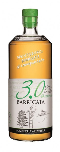 Mazzetti Grappa Barricata 3.0 Alk.40vol.% 1l