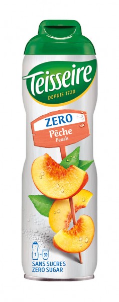 Teisseire Zero Sirup Pfirsich 0,6l