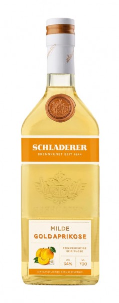 Schladerer milde Goldaprikose mild Alk. 34vol.% 0,7l