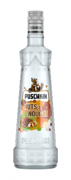 Puschkin Nuts &amp; Nougat Vodka Liqueur Alk.17,5vol.% 0,7l