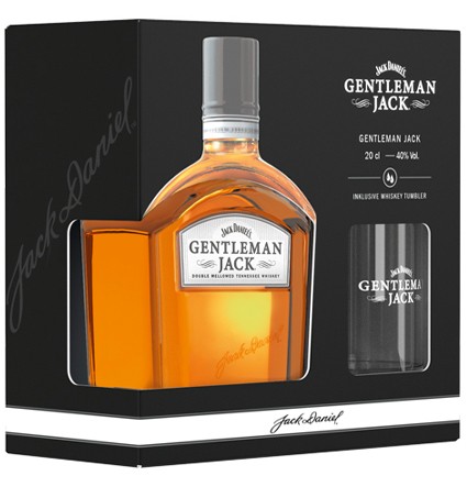 Jack Daniel&#039;s Gentleman Jack Probierset inkl. Tumbler Alk.40vol.% 0,2l