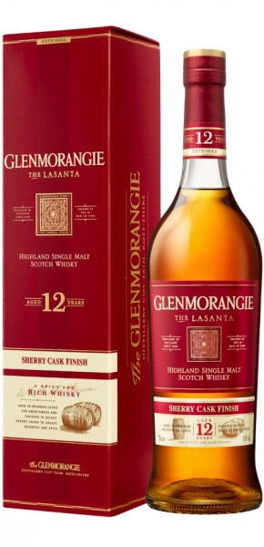 Glenmorangie Lasanta Highland Single Malt Scotch Whisky Alk. 46vol.% 0.7l