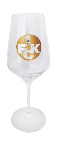 FCK Weinglas Logo bronze 0,25l