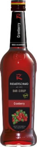 Riemerschmid Barsirup Cranberry 0,7l