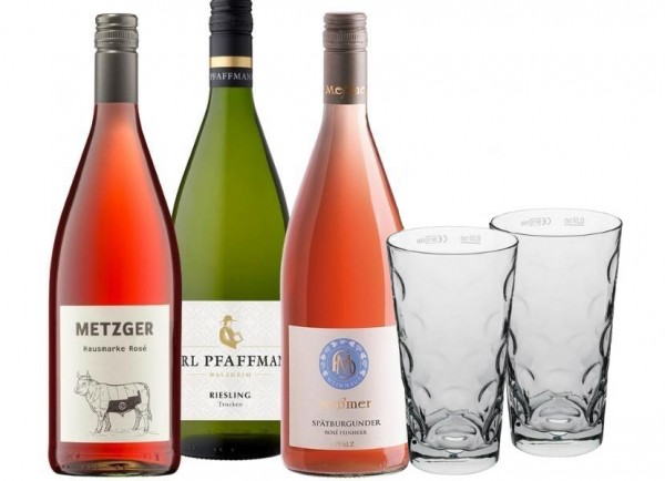 GeschenkPaket Pfälzer SchorleSet WASGAU WeinShop WeinPakete Wasgau Weinshop DE