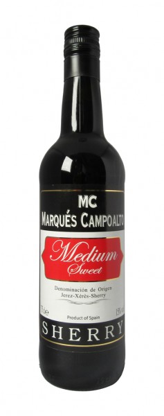 Marqués Campoalto Sherry Medium Sweet Alk.15vol.% 075l Wilhelm Braun Erben GmbH & Co. KG Wasgau Weinshop DE