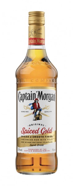 Captain Morgan Original Spiced Gold Alk. 35vol.% 1,0l