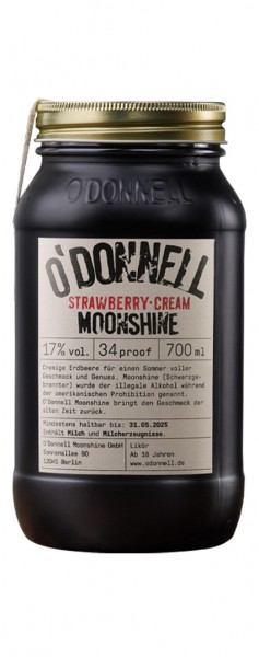 O&#039;Donnell Moonshine - Strawberry Cream - Sommeredition Alk.17vol.% 0,7l