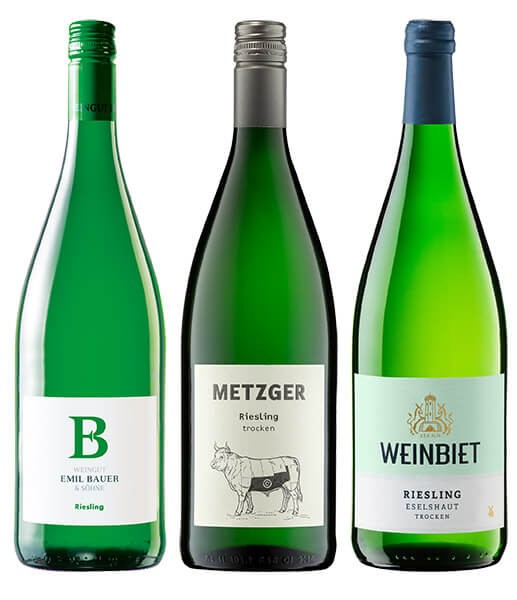 WeinPaket Pfälzer Liter Rieslinge online kaufen | Wasgau Weinshop