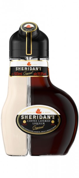 Sheridan&#039;s Layered Liqueur Alk. 15,5vol.% 0,5l